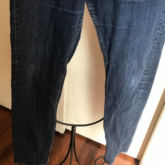 QUIKSILVER STRAIGHT FIT JEANS SIZE 34 X 31 STRETCH EUC - Picture 4 of 5
